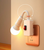LED Socket Type Plug-in with Switch Energy-saving Light Bulb