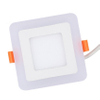 Multi-colour LED Recessed Square Panel Light